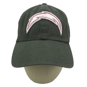 Los Angeles Chargers 47 Brand Green Hat Pink Lightning Bolt